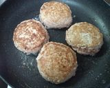 A picture of step 3 of Inexpensive Bean Sprout Hamburger Steaks With Japanese-Style Grated Daikon Radish.
