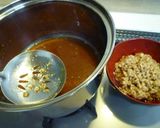 A picture of step 3 of Simmered Chicken Soboro and Kabocha Squash.