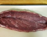 A picture of step 1 of Easy Stuffed Pork Tenderloin.