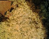 A picture of step 1 of Rice olives and carrots.