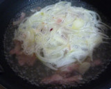 A picture of step 4 of Simple Spring Cabbage & Bacon Soup Pasta.