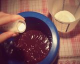 A picture of step 6 of Tenderlicious chocolate cake.