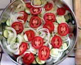 A picture of step 2 of Creamy Vegetales.