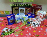 Foto del paso 1 de la receta: Tarta 🍰 de galleta🍪tres chocolate🍫TM5 paso a paso