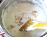 A picture of step 5 of Clam Chowder with Scallops.