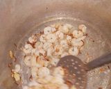 A picture of step 3 of Prawns biryani.