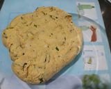A picture of step 2 of Aalu masala puri you can enjoy this curd or tea.
