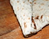 A picture of step 3 of sig's Vegetarian Soft Taco Cone.