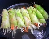 A picture of step 2 of Napa Cabbage Roll.