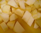 A picture of step 2 of Sautéed Apple and Raisin Pull Apart Bread.