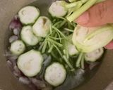 Foto langkah ke 3 dari resep 627. Sayur Bening Bayam dan Oyong.