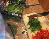 A picture of step 2 of Jalapeño bacon wrapped chicken roll ups.