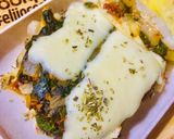 Foto del paso 7 de la receta: FILETES DE PEJERREY CON CUBIERTA DE ESPINACAS Y TOMATES SECOS (GRATINADOS)🐟🥬🍅🧀🧀🍅🥬🐟🥘🫕🍲🍛🐟🐟
