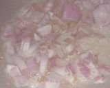 A picture of step 1 of Beans masala.