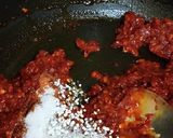 A picture of step 5 of Schezwan sauce.