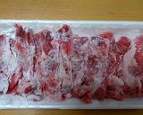 A picture of step 1 of Juicy Pan-Fried Pork with Ginger.