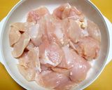 A picture of step 1 of Miso Teriyaki Chicken.