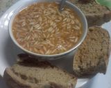 A picture of step 8 of Orzo Soup.