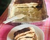 A picture of step 6 of AMIE’s Classic TIRAMISU.
