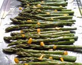 A picture of step 5 of Asparagus with Preserved Lemons.