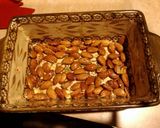 A picture of step 1 of Rosemary and sea salt toasted almonds.
