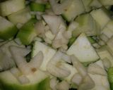 A picture of step 3 of Sig's Gazpacho.