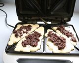 A picture of step 7 of Taiyaki-style Snacks (with a sandwich press).