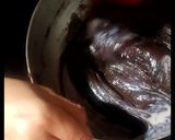 A picture of step 4 of Eggless Wheat flour Dark Chocolate Cake.