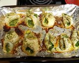 A picture of step 5 of Tilapia Wrapped Spinach.