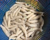 Foto langkah ke 5 dari resep Pempek mini tanpa ikan tanpa cuko.