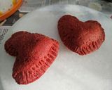 A picture of step 11 of Heart Shaped Moong Sprouts Kachoris.