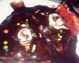 A picture of step 1 of Chocolatey fruity flavour cake.