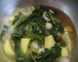 A picture of step 3 of Spinach soup.