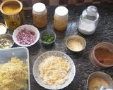 A picture of step 3 of Egg n potato bitings#Worldwideeggchallenge.