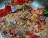 A picture of step 4 of Goat spleen roast.
