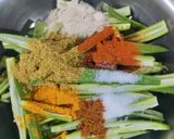 A picture of step 2 of Crispy Okra.