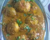 A picture of step 8 of Mushroom Tikka Masala.