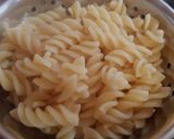 A picture of step 4 of My Smoked Sausage & peppercorn Sauce Pasta. 💛.