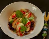 A picture of step 6 of Kai Leuk Kuey or Son-in-Law Eggs.
