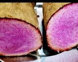 A picture of step 1 of Purple Sweet Potato Chips.