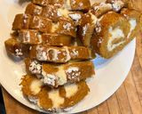 A picture of step 6 of Pumpkin Roll.