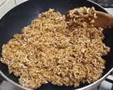 A picture of step 3 of Pop Rice Ladu.