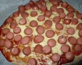 Hot dog pizza recept fázis 4 fotója