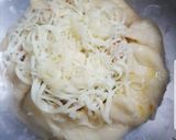 A picture of step 6 of Open samosa with cheese filling.
