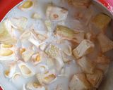 A picture of step 1 of Dry Green Jackfruit Curry (South Style).