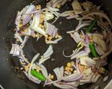 A picture of step 2 of Mint Chutney or Pudina Chutney.