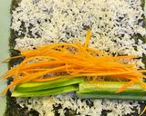 Hình bước làm 3 của món Kimbap Hàn Quốc (김밥) - Cơm Cuộn Rong Biển