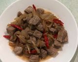 Foto langkah ke 4 dari resep Daging sapi Cabe teriyaki.