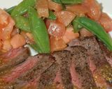 A picture of step 8 of Beef Steak with Mustard Sauce Salad.