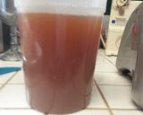A picture of step 5 of Kobees chicken broth soup.